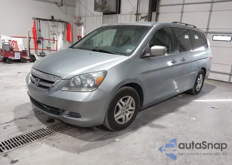 2007 Honda Odyssey Ex из США, поврежденный, VIN 5FNRL38447B056641